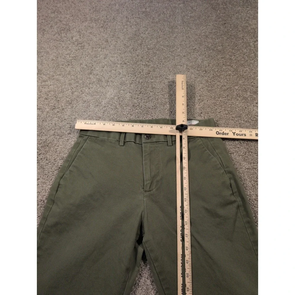 GAP Mens Straight Fit Chinos Olive Green Stretch Twill‎ Pants 28x30